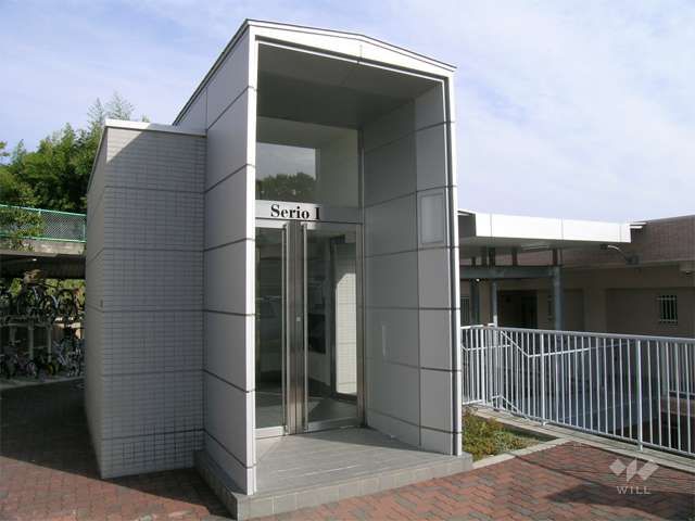 オートロック付きのエントランス