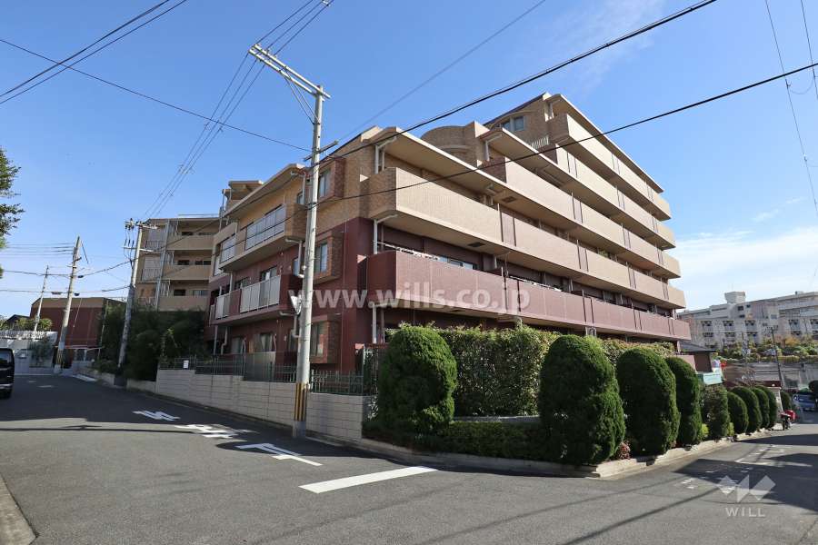 ライオンズガーデン吹田山手の外観（西側から）