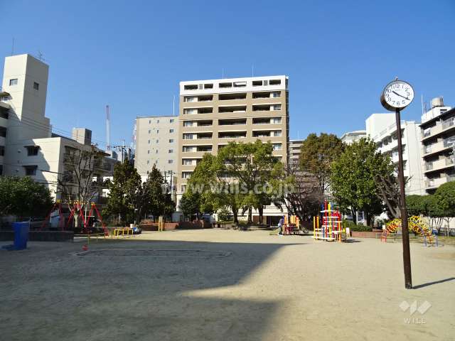 エンゼルソレーヌ江坂の遠景※敷地の東側には「江の木公園」があります。