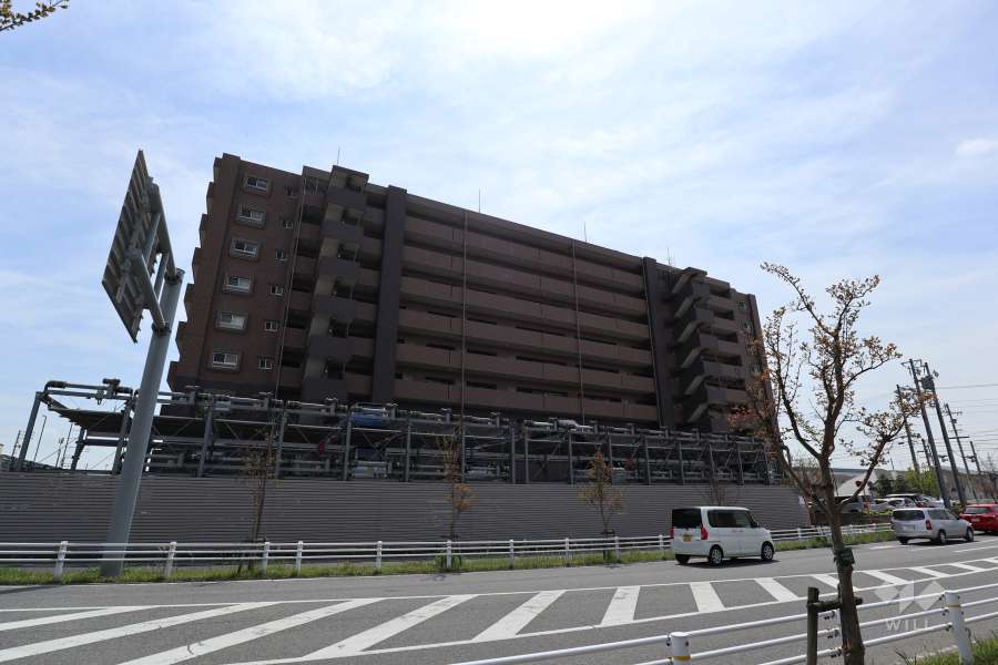 ライオンズ大府パークガーデンの外観（北側から）