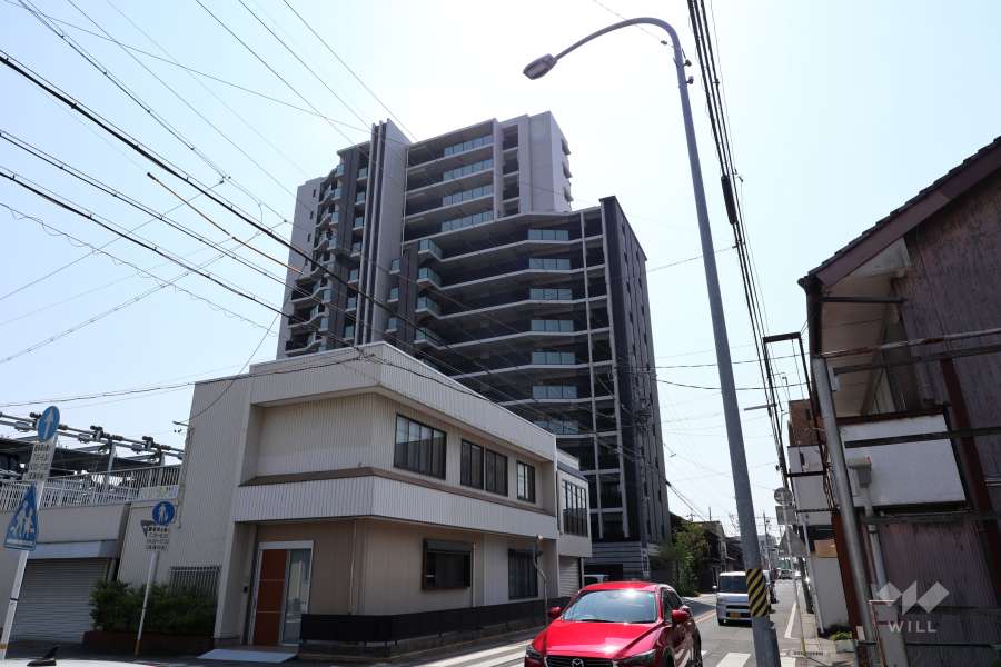 デュオヒルズ大府ザ・レジデンスの外観（北西側から）