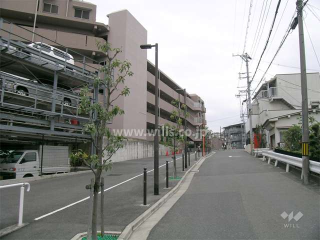 敷地北側の道路