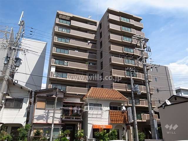 グランコート蛍池の外観（南側から）