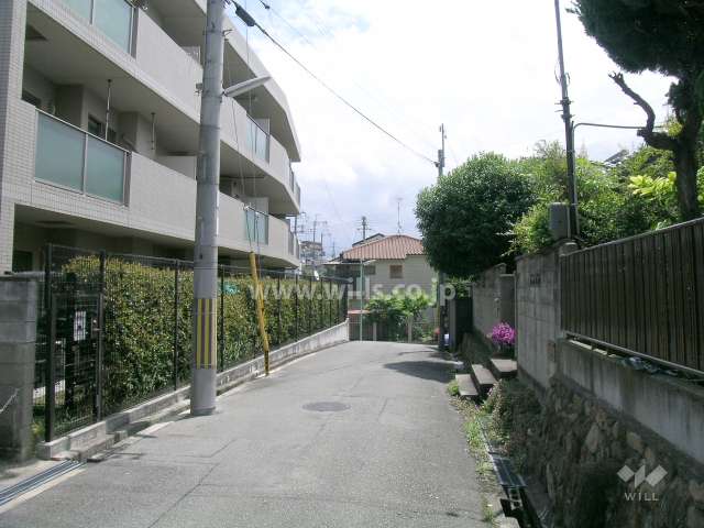 敷地南側の道路