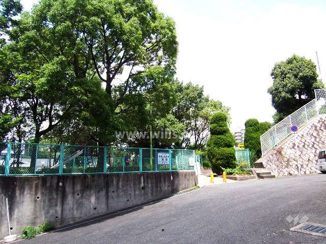 ロータリー面した公園