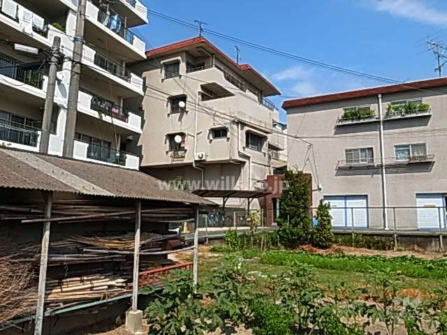 刀根山ガーデンハイツの外観（南西側から）