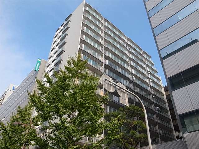 ルネ江坂駅前の外観（南東側から）