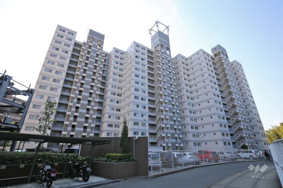 南千里グリーンハイツの外観（北側から）