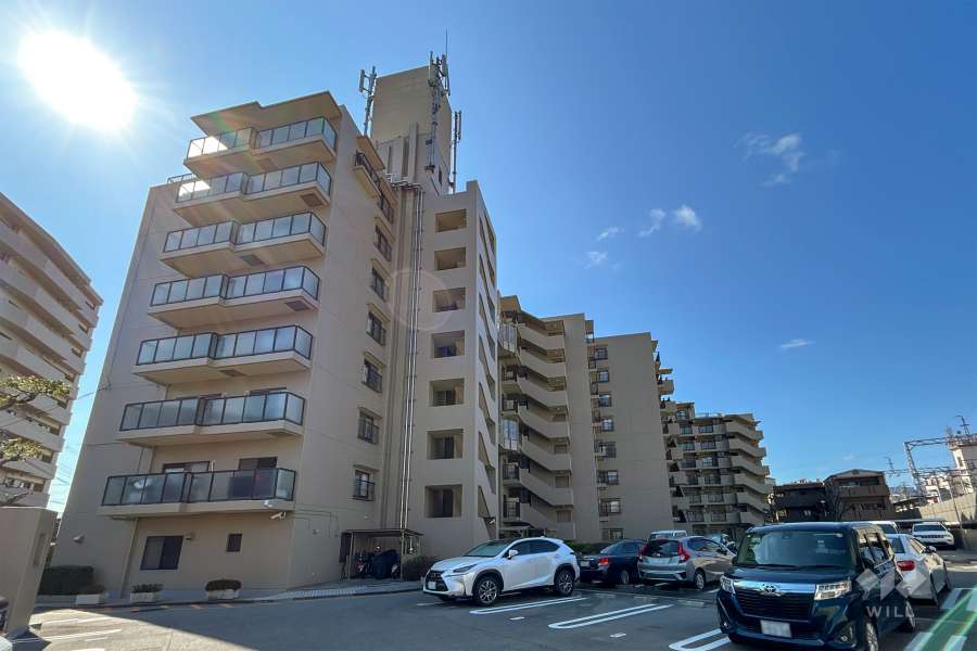 売布コーポラスの外観（北側から）