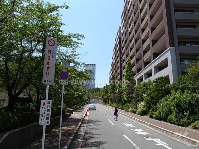 敷地南側の道路