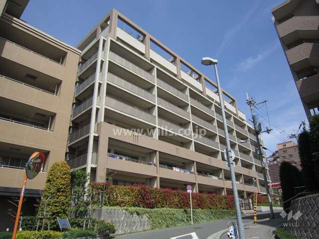 豊中ロジュマン少路　ブライトコートの外観（南西側から）
