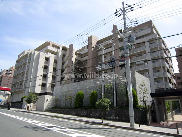 豊中ロジュマン少路　ブライトコートの外観（北西側から）