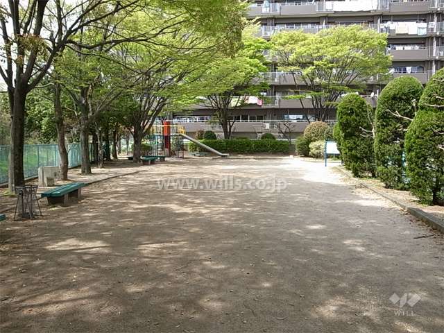 敷地南側にある「山田北遊園」