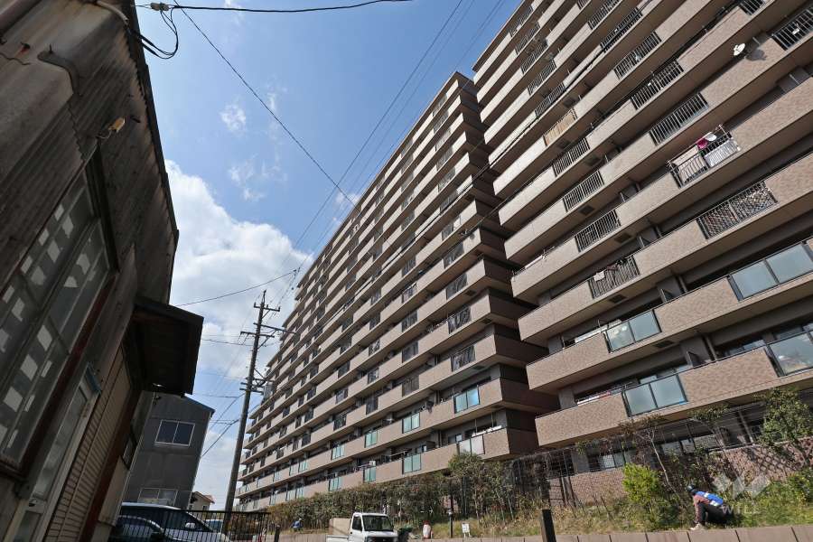 パークシティ新瀬戸2番街スカイスクエアの外観（南東側から）