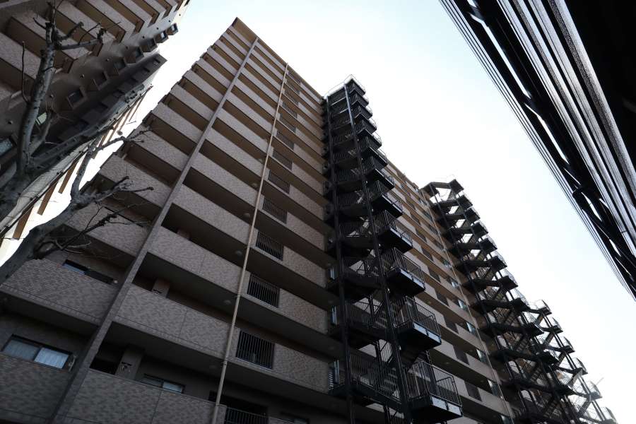 パークシティ新瀬戸2番街スカイスクエアの外観（北東側から）