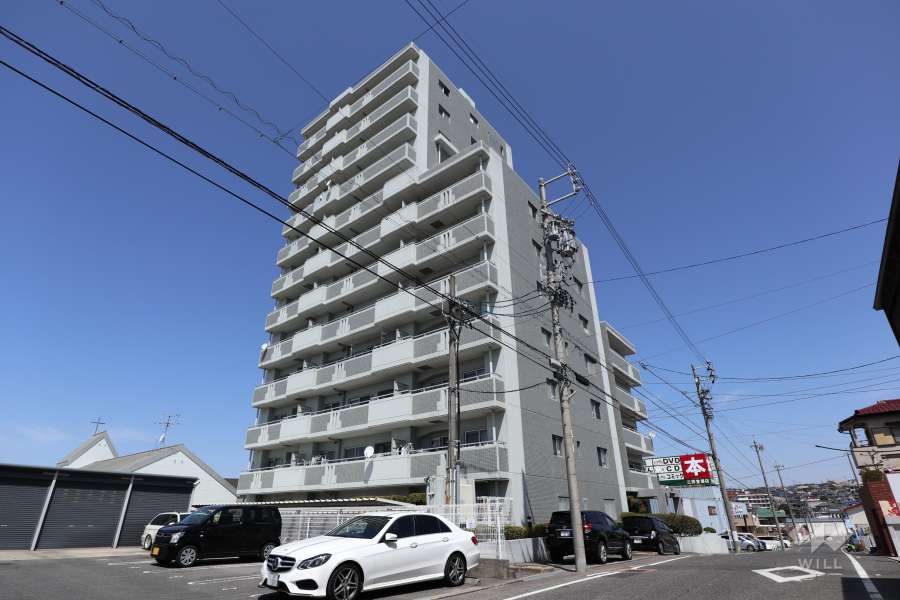 サンパーク瀬戸口の外観（南東側から）