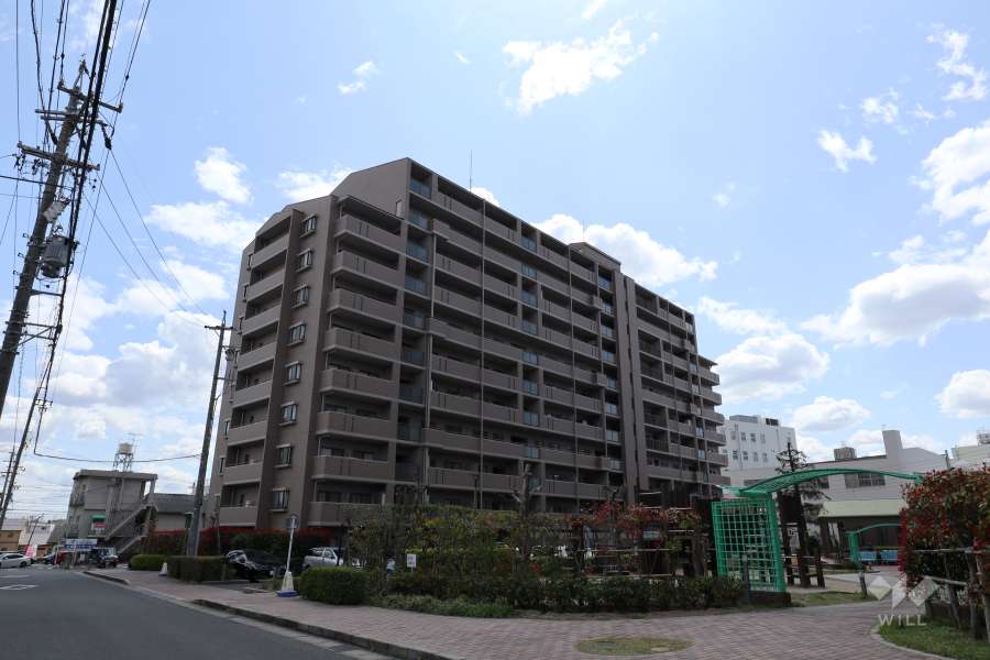 コープ野村三郷弐番館の外観（北東側から）