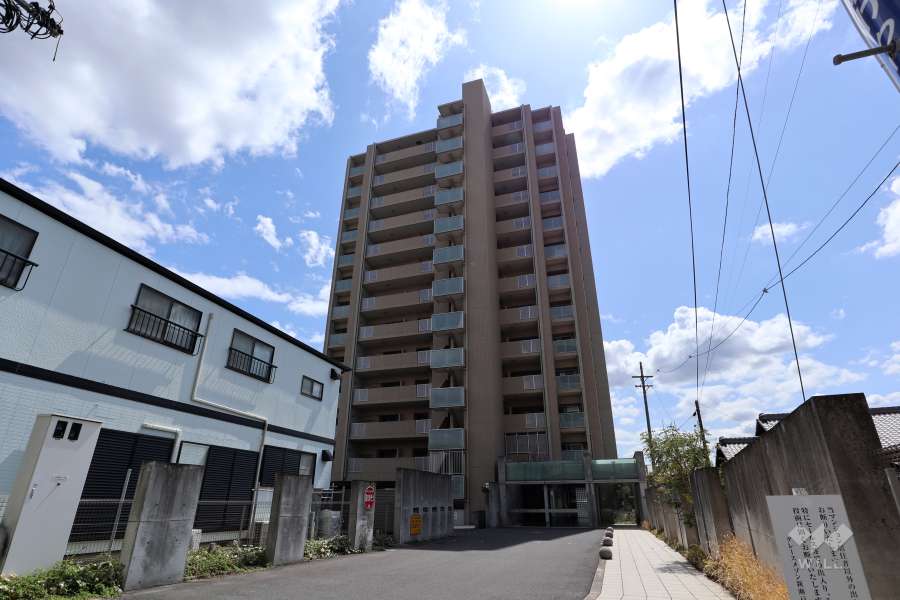 グレースメゾン新瀬戸ノーブルステージの外観（北側から）