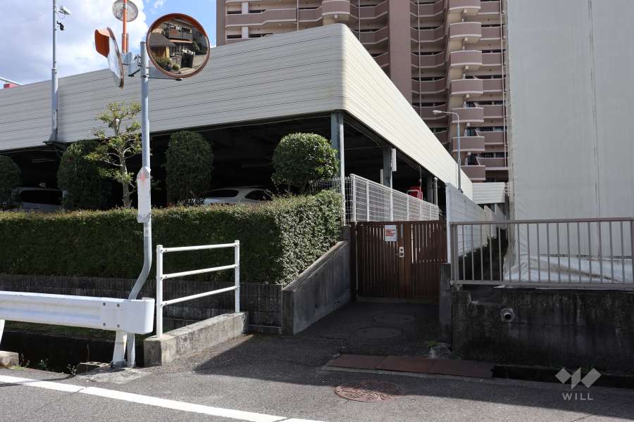 敷地北側の通用口