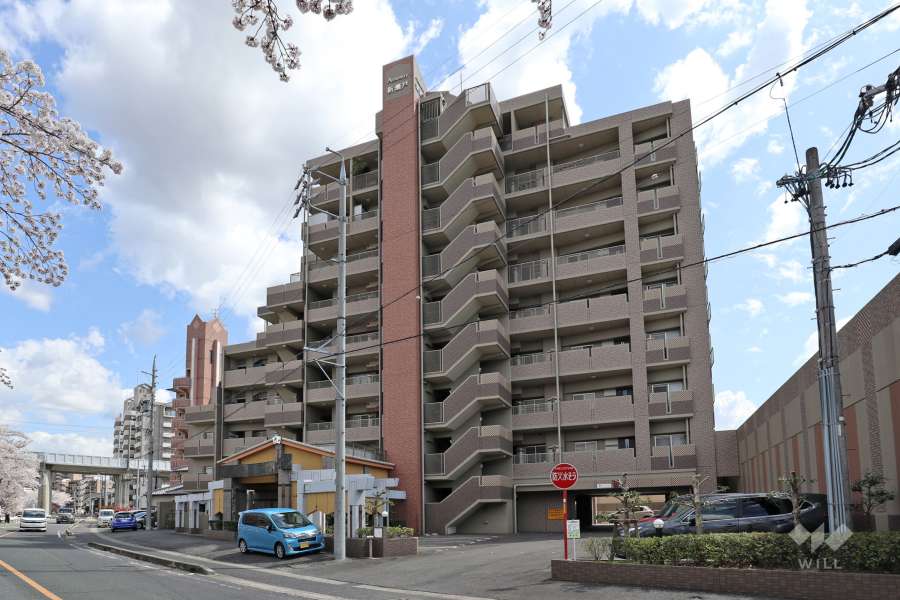 アメニティ新瀬戸の外観（北西側から）