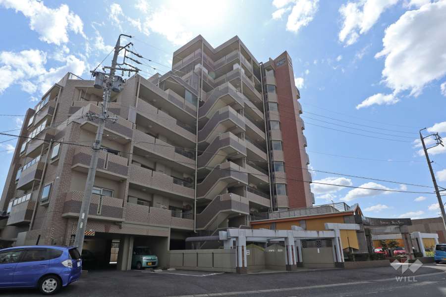 アメニティ新瀬戸の外観（北東側から）