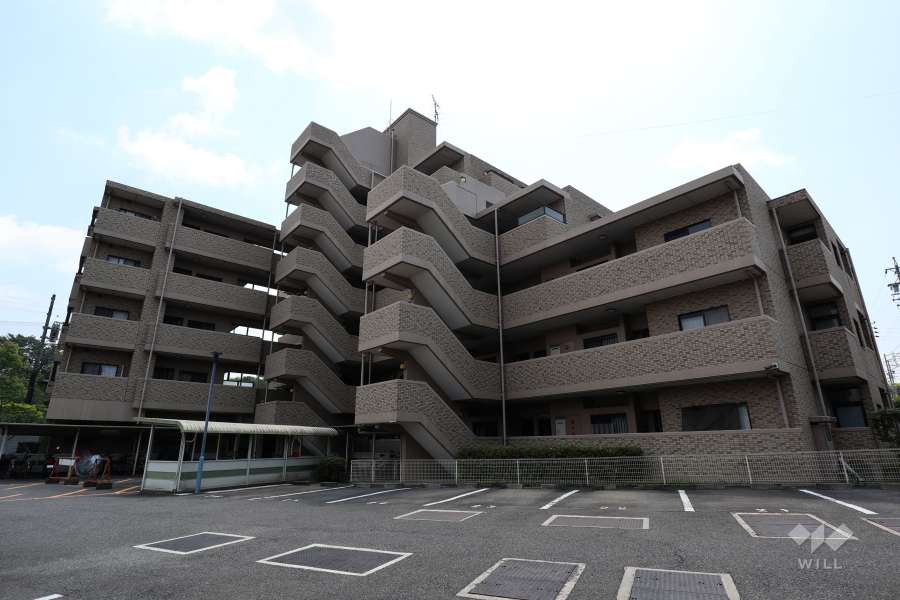 ライフプラザ大府桜木町２番館の外観（北西側から）