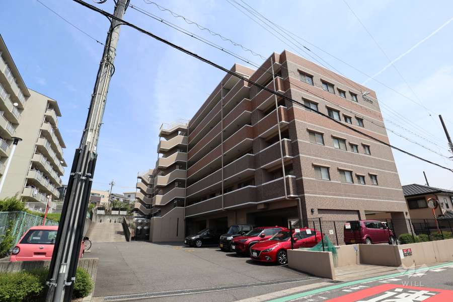 サンマンションアトレ大府若草の外観（北西側から）