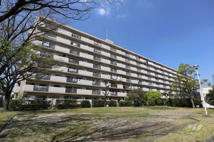 コープ野村共和Ｃ棟の外観（南西側から）