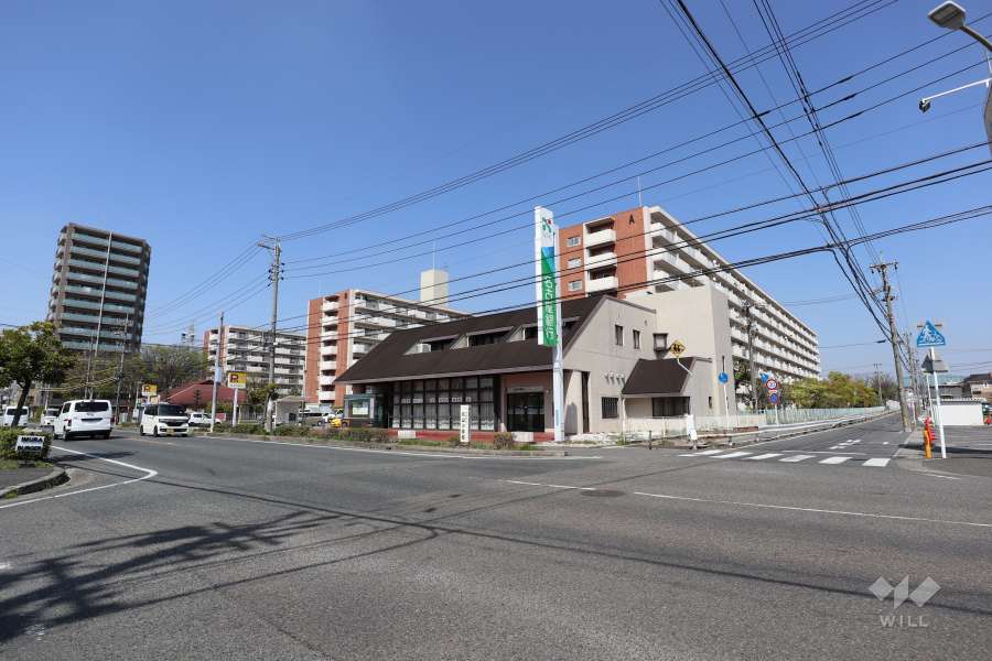 敷地西側と南側の前面道路（南西側から）