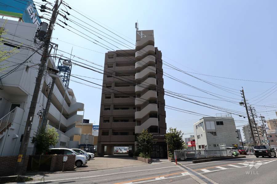 アメニティ共和３の外観（北東側から）