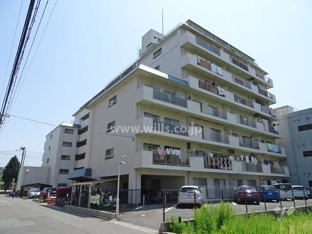 財形江坂ハイツの外観（北西側から）