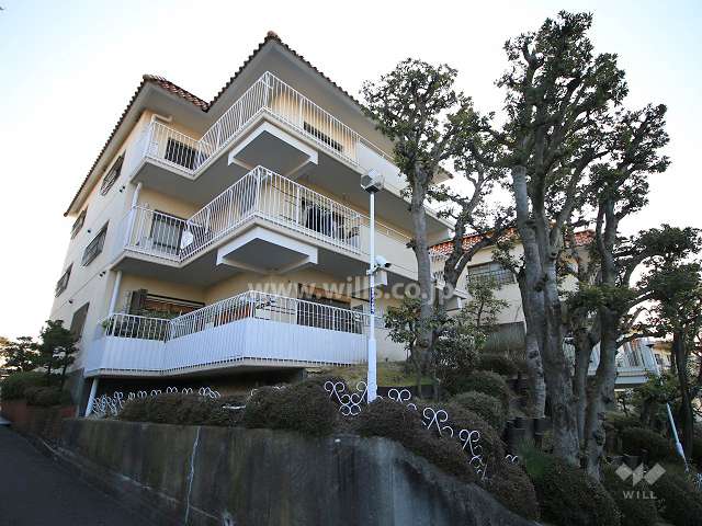 シャルマンコーポBC棟の外観（北西側から）