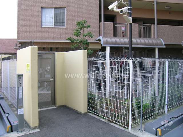 オートロック内にある駐輪場
