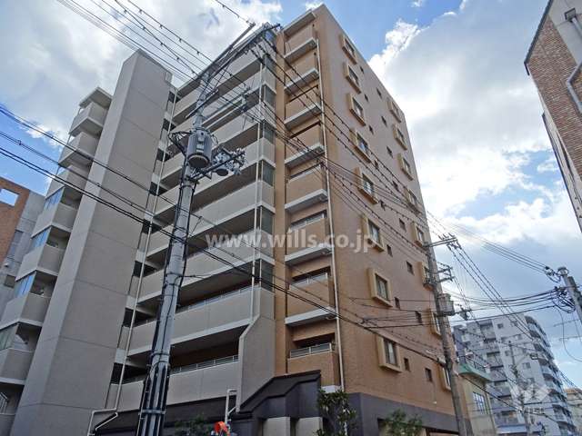 ライオンズシティ江坂の外観（北西側から）