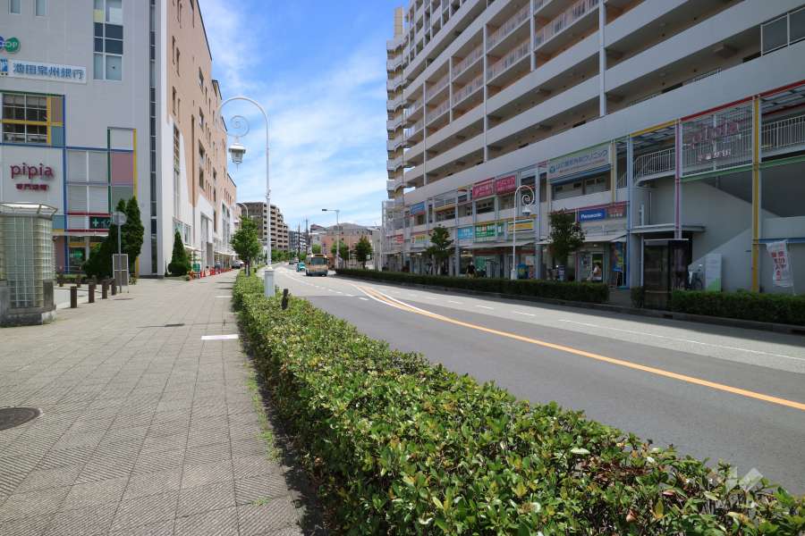 敷地北側の前面道路（国道176号線）