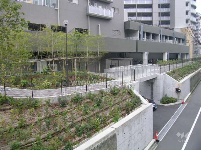 駐車場の出入口