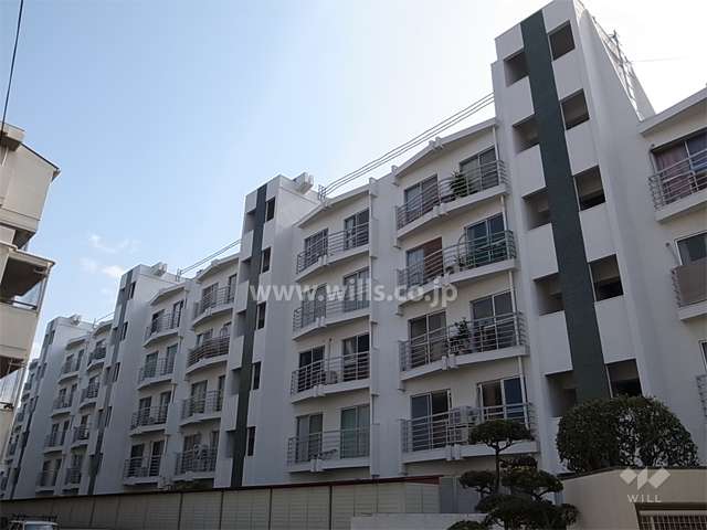 グランドハイツ園田の外観（北西側から）