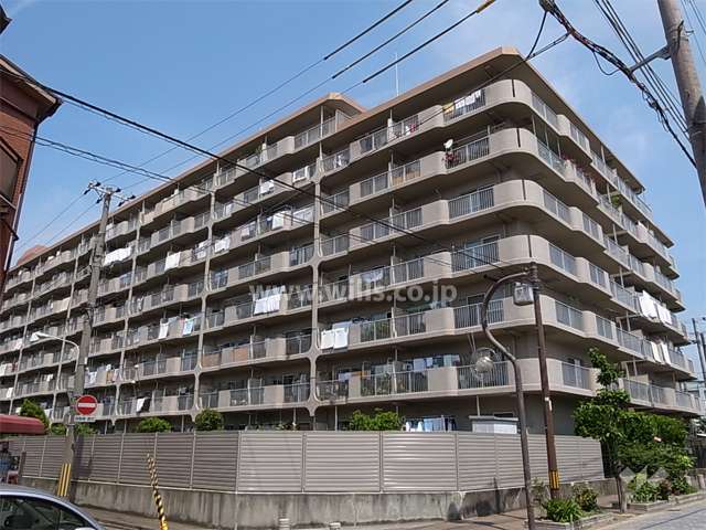 南塚口パークマンションA棟の外観（南東側から）