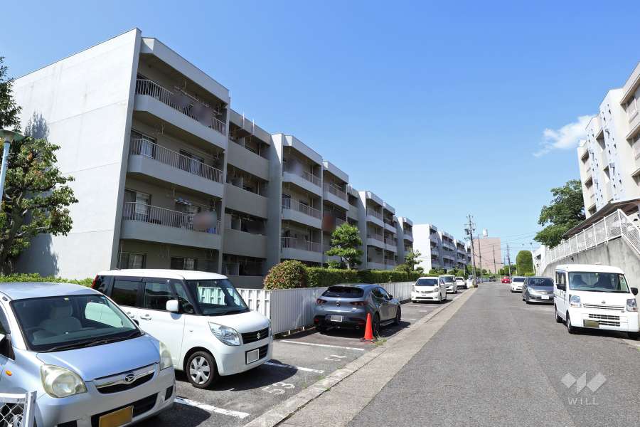 敷地南東側の前面道路