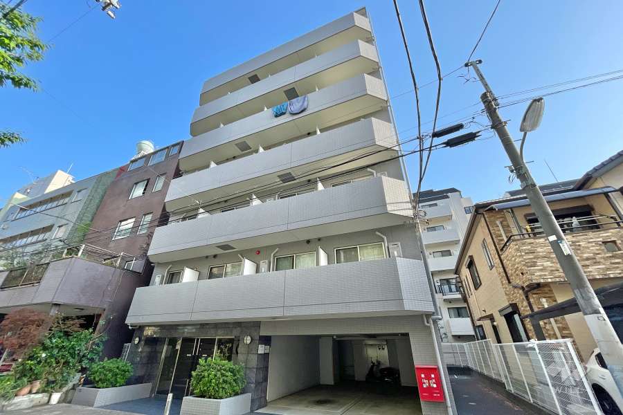 セントパレス南大井の外観（北西側から）