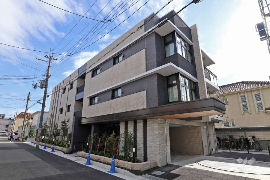 ワコーレ武庫之荘グレイスガーデンの外観(北西側から)