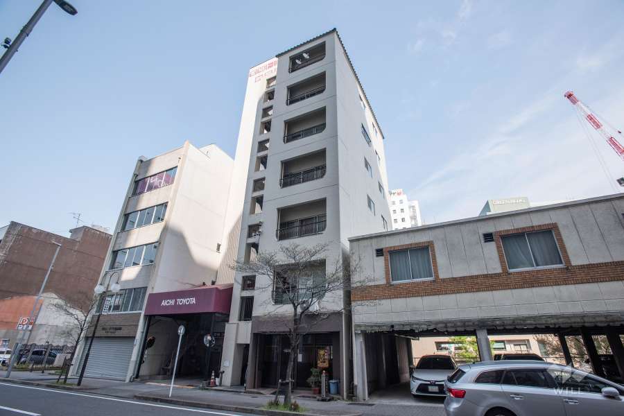 納谷橋船入ビルの外観（南西側から）