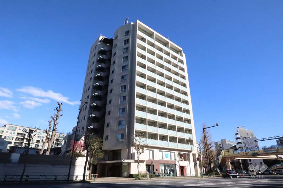 クオリア南麻布の外観（北西側から）