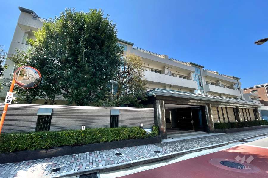 パークコート三田綱町の外観(北東側から）