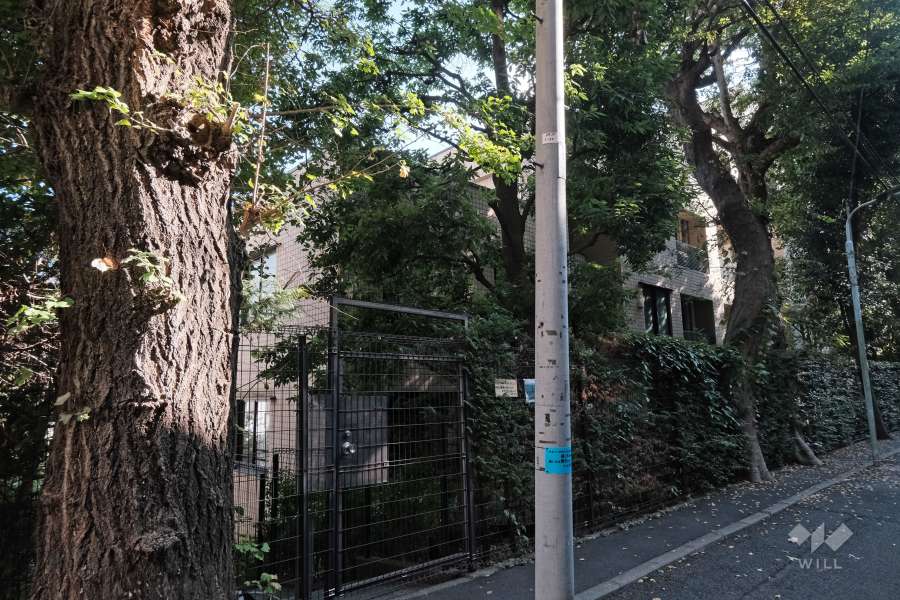 パークハウス麻布霞町の外観（北西側から）