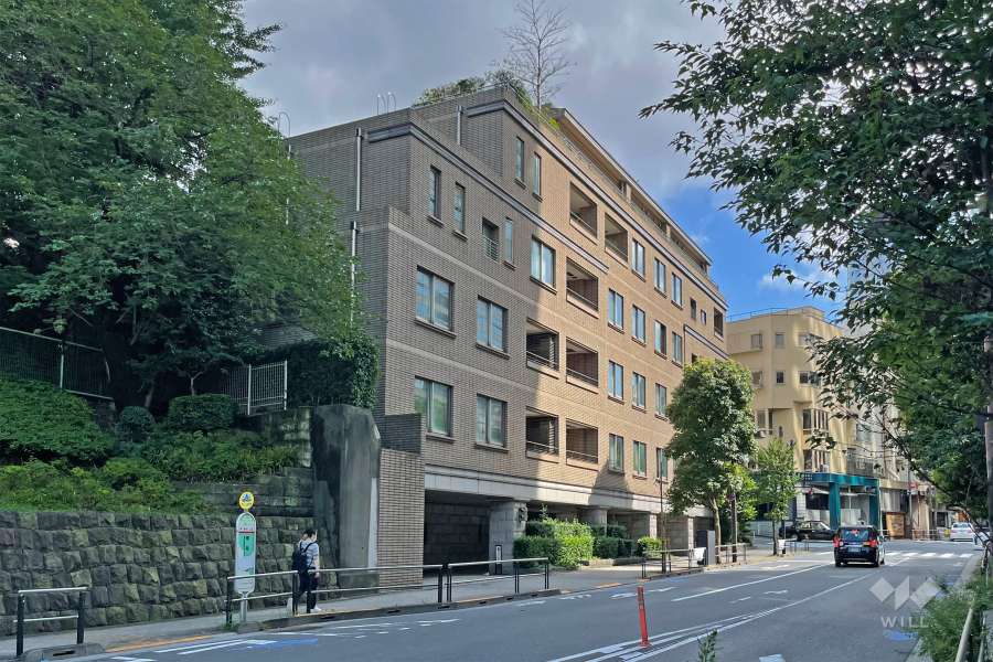 ハイレーゼ六本木三河台の外観（北側から）