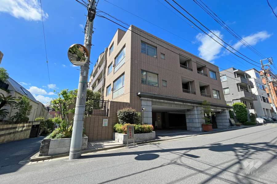 ライオンズマンション南青山グランフォートの外観（北東側から）