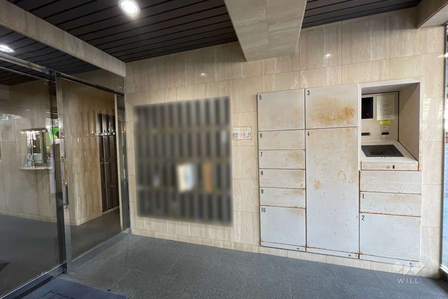 共用ポストと宅配ボックス