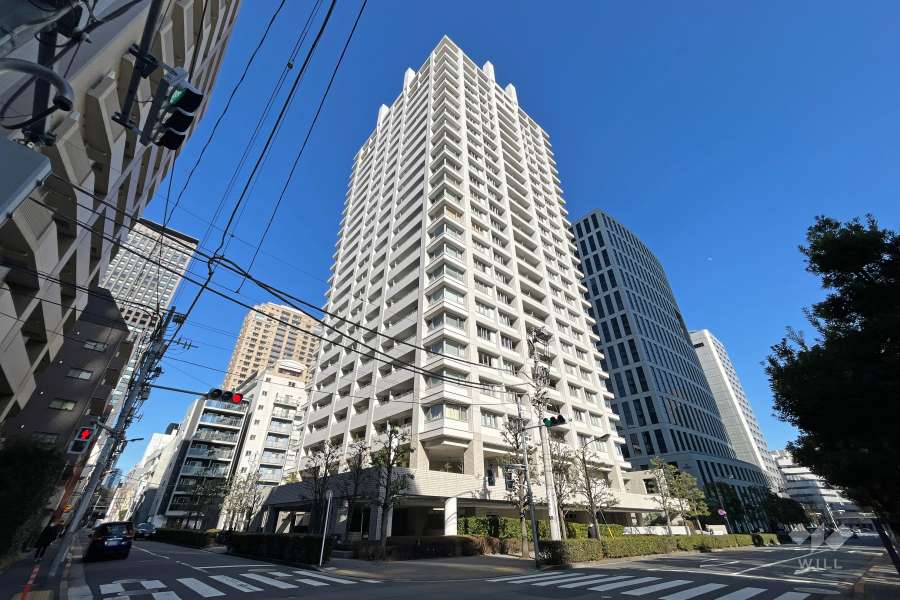 芝パークタワーの外観(南西側から)