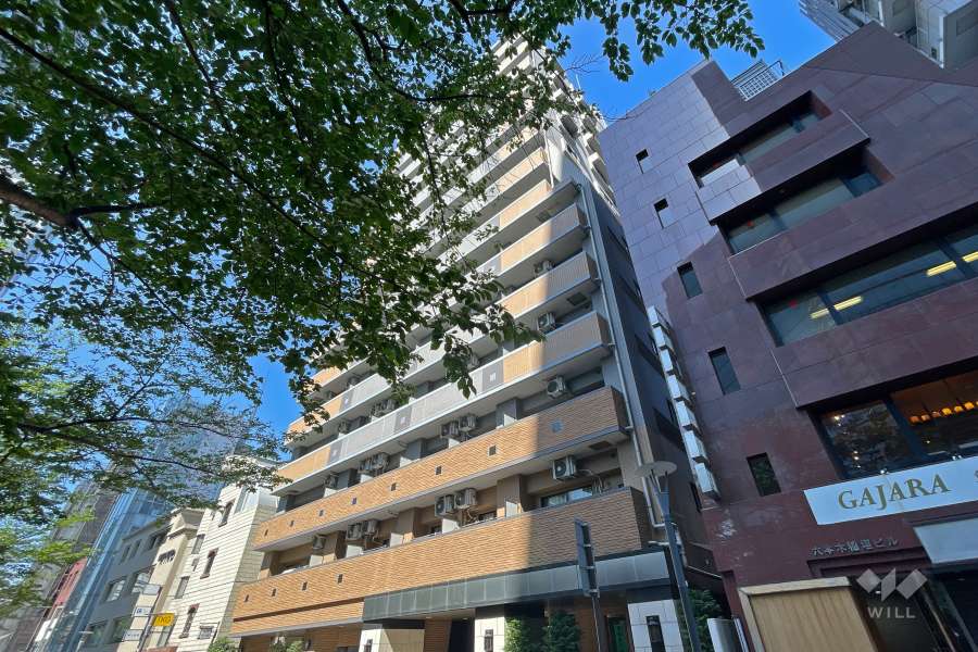 藤和六本木ホームズの外観（南東側から）